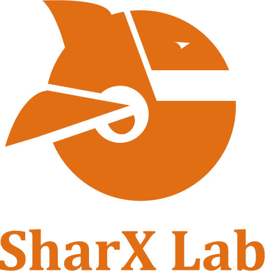 SharX Lab — 伊雷恩創意科技 AI 研發實驗室標誌